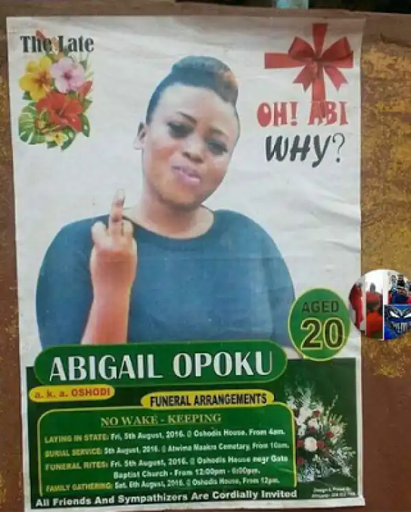 Check out this strange obituary post